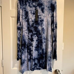 House of Harlow 1960 Blue Patterned Top